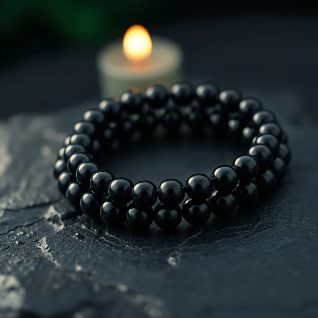 Náramok Čierny obsidián — Nočný strážca